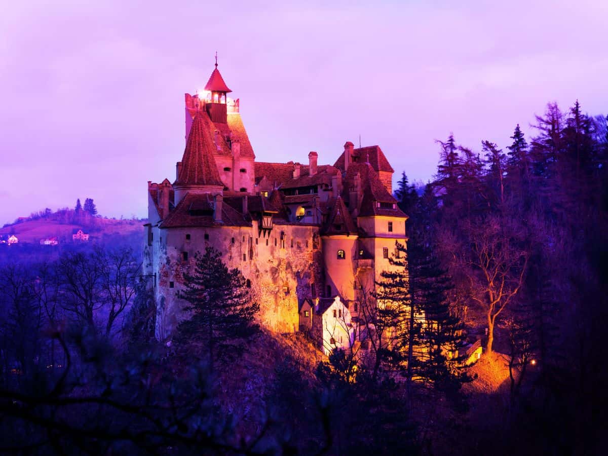 Bran Castel, Dracula Castel, pictures at night